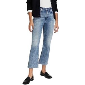NWT Rag & Bone Nina High-Rise Ankle Flare Jeans in Pearl Sz. 24